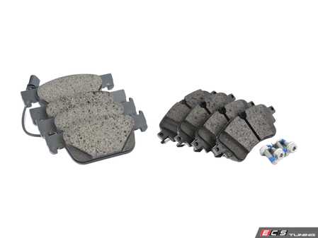 ES#4493002 - 8w0698151afKT - Front & Rear Premium Low-Met Brake Pad Set - Quality brake pads from an original equipment supplier - Brembo - Audi