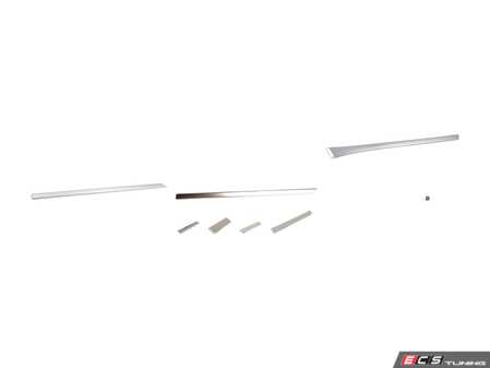 ES#2975839 - 51452694095KT - Titan Interior Trim Kit - Includes every Titan silver trim piece for your interior - Genuine BMW - BMW