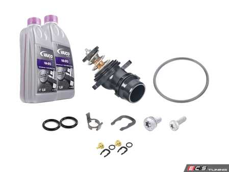 ES#2592486 - 06H121121JKT2 - Cooling System Refresh Kit - Level 1 - Replace your thermostat and temp sensors with one kit! - Assembled By ECS - Audi