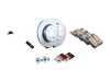 ES#2771977 - 0044209320KT2 - Rear Brake Service Kit - Featuring Meyle rotors and Akebono-Euro pads - Assembled By ECS - Mercedes Benz