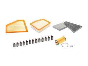 ES#2561256 - PTNW1240KOEM - Genuine 40K Service Kit - Featuring original Volkswagen oil, filters. - Assembled By ECS - Volkswagen