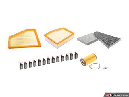 ES#2561256 - PTNW1240KOEM - Genuine 40K Service Kit - Featuring original Volkswagen oil, filters. - Assembled By ECS - Volkswagen