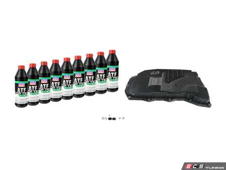 ES#4381740 - 0d6398359a2KT - 8-Speed Automatic Transmission Service Kit - Includes a new transmission filter, Liqui Moly fluid, gaskets, and plugs to service your transmission - Assembled By ECS - Audi