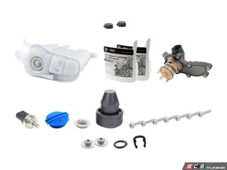 ES#3648524 - n90316802ktKT - Cooling System Refresh Kit - Level 2 - Replace your thermostat, temp sensor, and expansion tank after performing a proper coolant system flush! - Genuine Volkswagen Audi - Audi