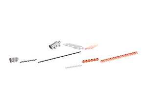 ES#2593965 - 077129717QKT1 - Full Exhaust Installation Kit - Comes with all the hardware you need to install a full OE exhaust system - Assembled By ECS - Audi