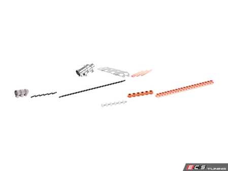 ES#2593965 - 077129717QKT1 - Full Exhaust Installation Kit - Comes with all the hardware you need to install a full OE exhaust system - Assembled By ECS - Audi
