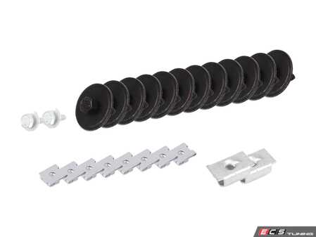 ES#2766133 - 2019900536KT - Belly Pan Installation Hardware Kit - Includes all hardware to install the belly pan on your car - Genuine Mercedes Benz - Mercedes Benz