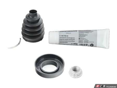 ES#4446044 - wht005286KT - Front Outer CV Joint Boot Kit - Priced Each - Stop losing CV grease and extend axle joint life - Genuine Volkswagen Audi - Audi