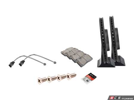 ES#4766481 - 95b615301kKT - Front Brake Service Kit - (345x30) - Featuring Brembo Rotors and, Brembo Ceramic Pads - Brembo - Porsche