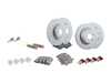 ES#3184145 - 0004211512KT4 - Front & Rear Brake Service Kit - Featuring Zimmerman coated rotors, Textar pads, Bowa sensors and Febi rotor screws - Assembled By ECS - Mercedes Benz
