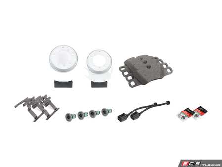ES#4658223 - 97035240400KT3 - Rear Brake Service Kit - Featuring Zimmerman rotors, and Textar pads - Assembled By ECS - Porsche