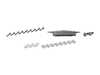ES#3658430 - 8k0863821afKT - Front Belly Pan & Installation Kit - Reduces noise and protects your undercarriage - includes installation hardware - Genuine Volkswagen Audi - Audi