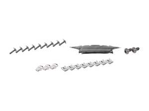ES#3658430 - 8k0863821afKT - Front Belly Pan & Installation Kit - Reduces noise and protects your undercarriage - includes installation hardware - Genuine Volkswagen Audi - Audi