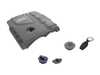 ES#3690267 - 06c103485nkt2KT1 - Engine Bay Refresh Kit  - Restore your vehicles engine bay with a new engine cover, oil and coolant cap! - Assembled By ECS - Audi