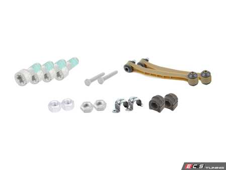 ES#2776620 - 2103260481KT3 - Rear Sway Bar Installation Kit - Includes new brackets, bushings, end links and hardware - Assembled By ECS - Mercedes Benz