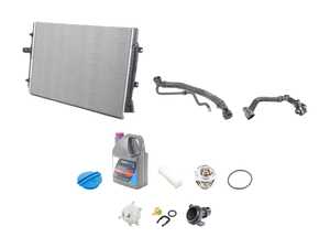 ES#2966597 - 5C0122101AAKT4 - Cooling System Refresh Kit - Level 2 - This comprehensive kit eliminates weak spots in your cooling system - Assembled By ECS - Volkswagen