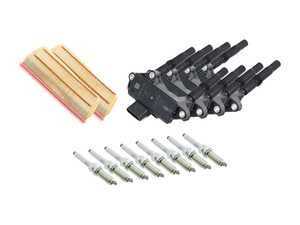 ES#4766208 - 1779060206KT7 - Ignition Service Kit With Spark Plugs & Air Filters - Set of 8 NGK spark plugs, 4 ignition coils and UFI air filters for Mercedes M176, M177, and M178 engine applications. - Assembled By ECS - Mercedes Benz
