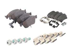 ES#2785329 - 4e0698151kkt - Brake Pad Kit - Factory replacement pads for a stock feel, includes front and rear pads - Genuine Volkswagen Audi - Audi