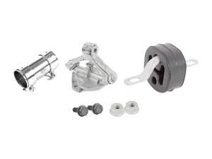 ES#2587362 - 4B0253144HKT1 - Rear Muffler Installation Kit - Everything you need for a quick and easy install - Assembled By ECS - Volkswagen