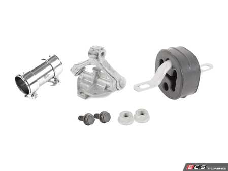 ES#2587362 - 4B0253144HKT1 - Rear Muffler Installation Kit - Everything you need for a quick and easy install - Assembled By ECS - Volkswagen