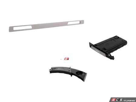 ES#4044500 - 51459173465KT -   Cup Holder Set - Gray - Includes left and right cup holders and new dash trim - Genuine BMW - BMW