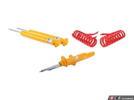 ES#3659083 - 50482KT - Performance Suspension Cup Kit - Sport - Featuring Koni Yellow shocks with H&R Springs - Assembled By ECS - BMW