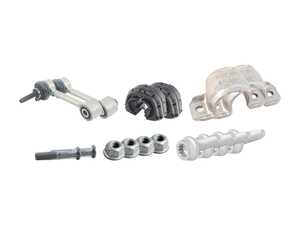 ES#2966631 - 1k0511327baKT3 - Rear Sway Bar Installation Kit  - Includes bushings, clamps and bolts - 18mm - Genuine Volkswagen Audi - Volkswagen