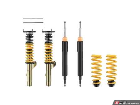ES#2808489 - 18220862KT - ST XTA Performance Coilover System - Adjustable Damping - Featuring adjustable damping and aluminum adjustable camber plates. Average lowering of 1.4-2.4"F, 1.4-2.4"R. - Suspension Techniques - BMW
