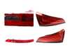 ES#2739790 - 8R0945093DKT - Tail Light Set - Includes the upper and lower tail light assemblies  - Genuine Volkswagen Audi - Audi