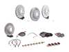 ES#2598357 - 99635140904OEKT - Front & Rear Brake Service Kit - Featuring Sebro rotors and Textar brake pads - Assembled By ECS - Porsche