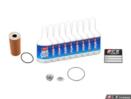 ES#3677679 - 9A110722400KT2 - Redline Oil Service Kit (0w-40) - Includes Hengst filter and Redline A40 Spec oil - Assembled By ECS - Porsche