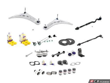 ES#3236091 - E463112-LVL3pfKT - Front And Rear Suspension Refresh Kit - Level 3 - Complete heavy duty front and rear suspension rebuild kit - featuring Powerflex bushings - Assembled By ECS - BMW