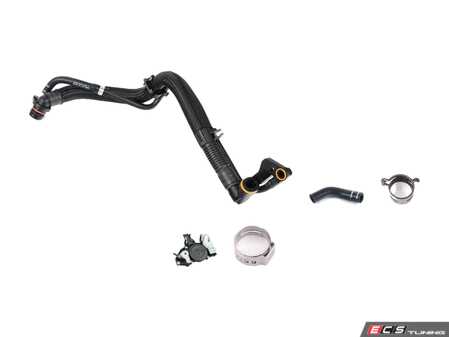 ES#4829950 - 06K103495BLKT1 - PCV Service Kit - Everything you need to replace a faulty PCV or to perform some preventative maintenance - Assembled By ECS - Audi
