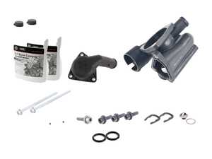 ES#2765882 - G013A8J1GKT2 - Thermostat Replacement Kit - Maintain proper operating temperature with a new thermostat, housings and hardware - Assembled By ECS - Volkswagen