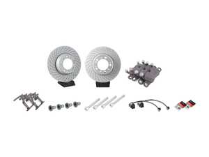 ES#4658287 - 99635240502KT6 - Rear Brake Service Kit - Featuring Zimmerman rotors, and Textar pads - Assembled By ECS - Porsche