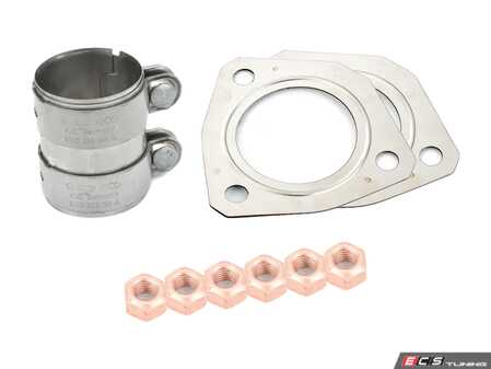 ES#2710271 - 8L9253232AKT - Catalytic Converter Installation Kit - Includes the necessary hardware and gaskets to install the catalytic converter - Assembled By ECS - Audi
