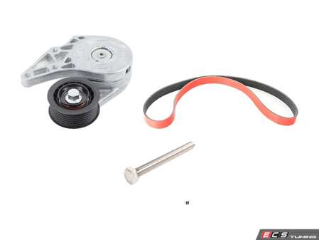 ES#4698387 - 021198002KT - Accessory Belt Kit With ECS Performance Kevlar Reinforced Accessory Belt - Keep your drive belt tight with an ECS Performance Kevlar Reinforced Accessory Belt, tensioner, and hardware. - Assembled By ECS - Volkswagen