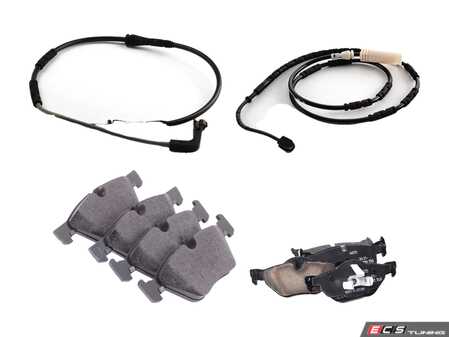ES#3647879 - 34116797859KT - Front And Rear Brake Pad Kit - A complete set of pads with wear sensors. - Genuine BMW - BMW