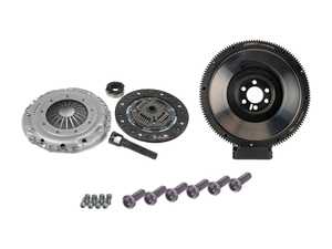 ES#4920805 - 054650la02KT - MK5 07K Single-Mass Flywheel Conversion Kit - Stage 1 - Everything you need to install a lightweight flywheel in your MK5! Featuring an ECS single-mass flywheel, OE LuK clutch kit, and installation hardware. - Assembled By ECS - Volkswagen