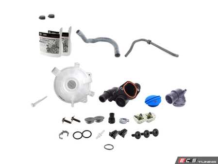 ES#2973197 - 1K0121101CEKT1 - Cooling System Refresh Kit - This comprehensive kit eliminates the weak spots in your cooling system - Genuine Volkswagen Audi - Volkswagen