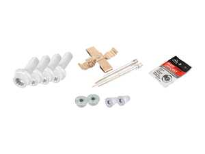 ES#2960104 - 7L6698269C1KT - Rear Pad & Rotor Installation Kit - Everything you need for a rear pad and rotor service - Genuine Volkswagen Audi - Volkswagen