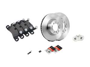 ES#4643688 - 1264210512KT11 - Front Brake Service Kit - Featuring Brembo rotors, and Brembo Ceramic pads - Assembled By ECS - Mercedes Benz