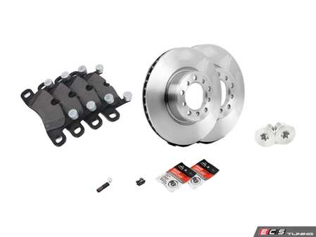 ES#4643688 - 1264210512KT11 - Front Brake Service Kit - Featuring Brembo rotors, and Brembo Ceramic pads - Assembled By ECS - Mercedes Benz