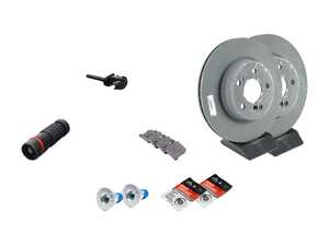 ES#4643610 - 1294230312KT7 - Rear Brake Service Kit - Featuring Genuine Mercedes-Benz rotors, and Genuine Mercedes-Benz pads - Genuine Mercedes Benz - Mercedes Benz