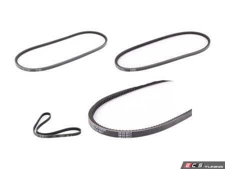 ES#3419419 - 99919228650KT1 - Drive Belt Service Kit - Replace all four of your belts at once - Continental - Porsche