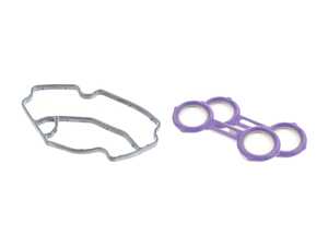 ES#2795801 - 6421840080KT3 - Oil Cooler Seal Kit - Level 1 - Includes all seals required to reseal your oil cooler - Does not include oil filter - Victor Reinz - Mercedes Benz