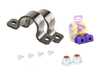 ES#2765836 - 1J0511409HKT2 -  Rear Sway Bar Installation Kit - A complete hardware and polyurethane bushing kit for your rear sway bar - Assembled By ECS - Volkswagen
