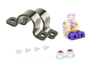 ES#2765836 - 1J0511409HKT2 -  Rear Sway Bar Installation Kit - A complete hardware and polyurethane bushing kit for your rear sway bar - Assembled By ECS - Volkswagen