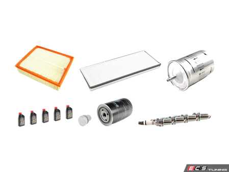ES#2561214 - B5AWM40KOEM - Genuine 40K Service Kit - Featuring original Volkswagen oil, filter, and drain plug - Genuine Volkswagen Audi - Volkswagen