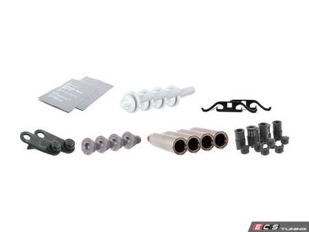 ES#2842060 - 34111153198KT - Rear Pad and Rotor Installation Kit - Includes everything to install new rear brakes including guide bolts and bushings - Genuine BMW - BMW